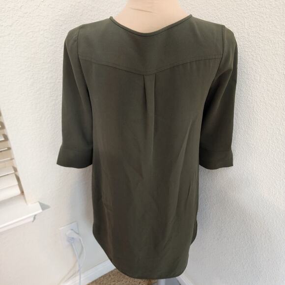 Diane Von Furstenberg Olive Green Agness Dress size 0 - Picture 5 of 16